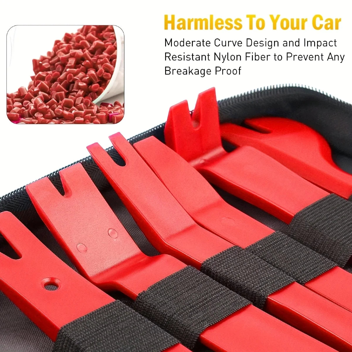 19Pcs Trim Removal Tool Set Panel Fastener Clips Removal Automotive Upholstery Pliers Removal Install Car Tool for Trim Panel