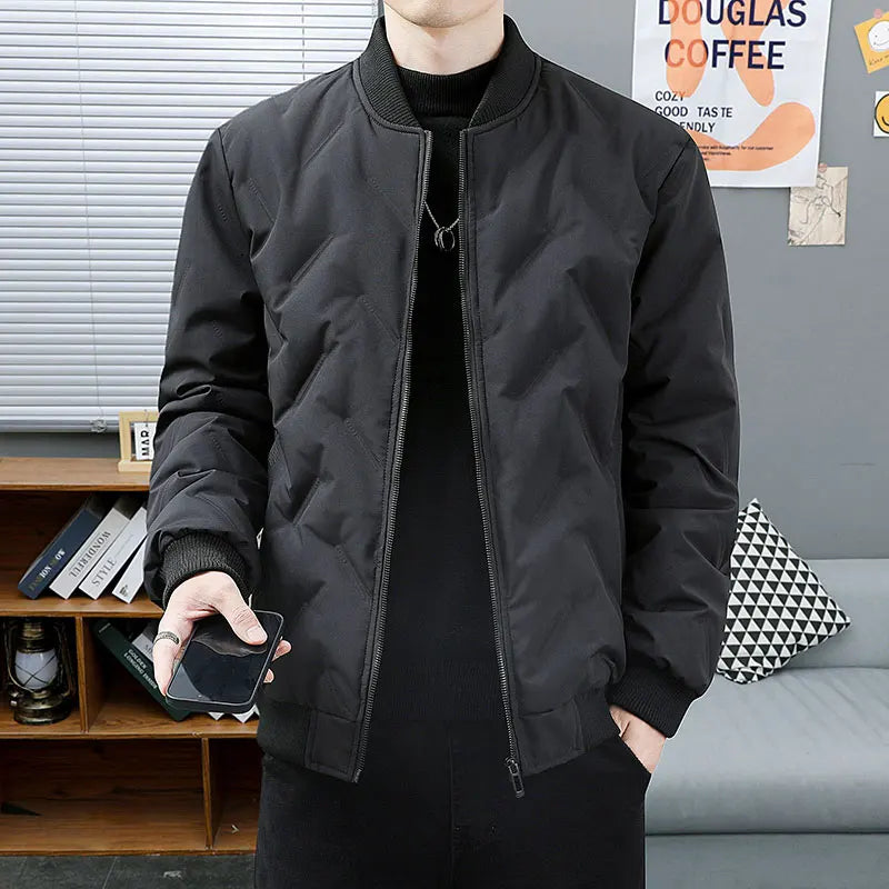 Outdoor Coat Leisure Cotton-padded Jackets Couple Pure Cotton-padded Jacket Thickened Cotton-padded Jackets and Down Jackets Men
