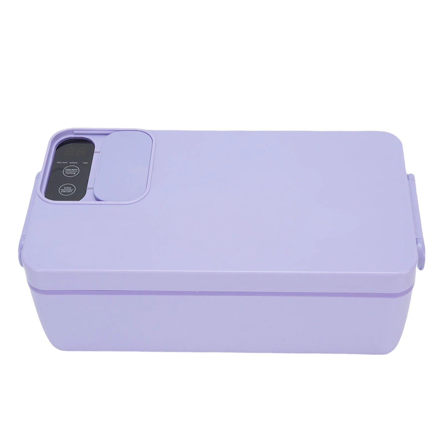 Cordless Electric Lunch Box 40W Heated Lunch Box 1L 304 Stainless Steel Portable Food Warmer Battery Powered For Travel Work