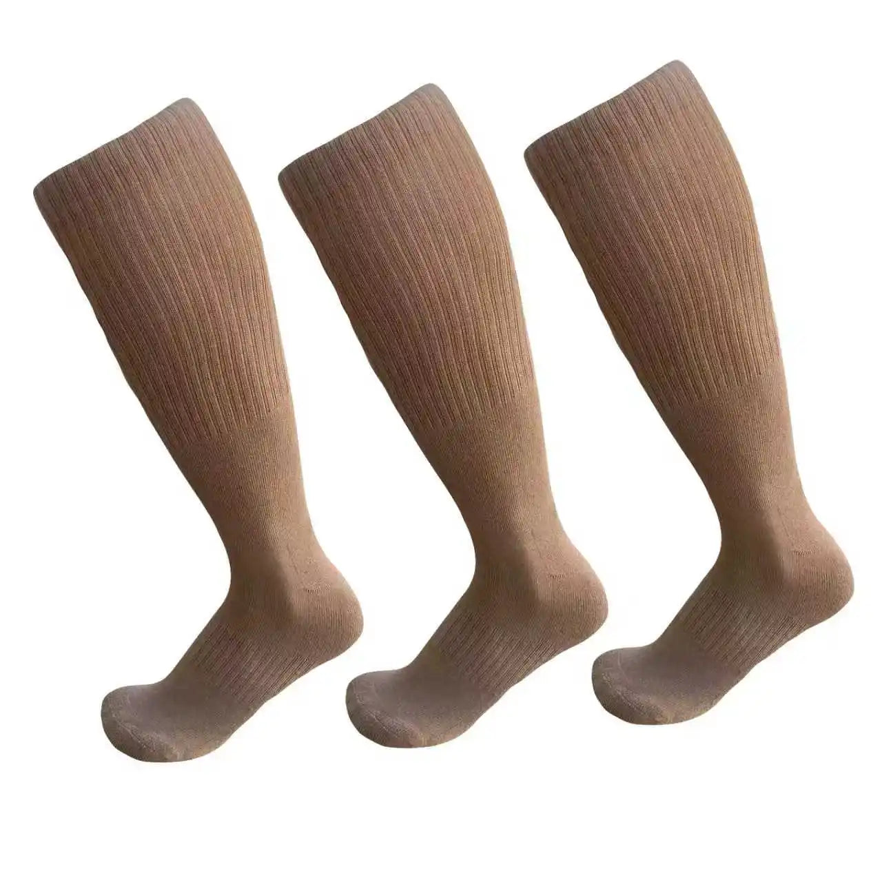 3 Pairs Men Knee High quality green Sports Military Army Socks Stockings Thicken Long Wool army oudoor warm Hiking sport socks
