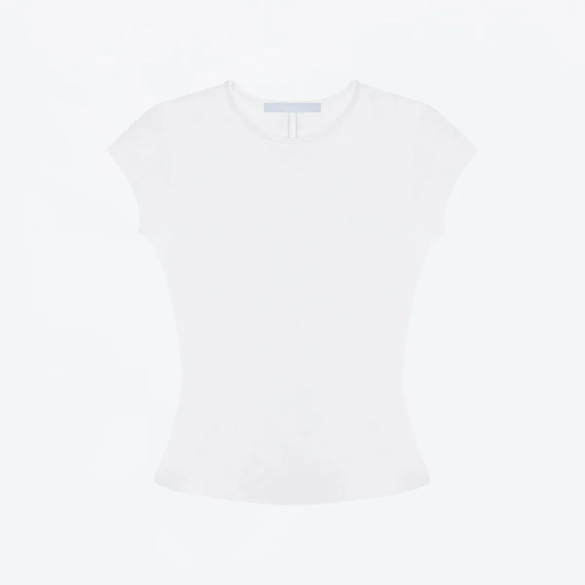 Tank Basic Slim-Fit Round-Neck T-Shirt, High-Elastic Slim-Fit Slimming Hot Girl Style Short Top, Versatile Hot Girl Style Everyday Outerwear Top, High-Elastic Slim-Fit T-Shirt