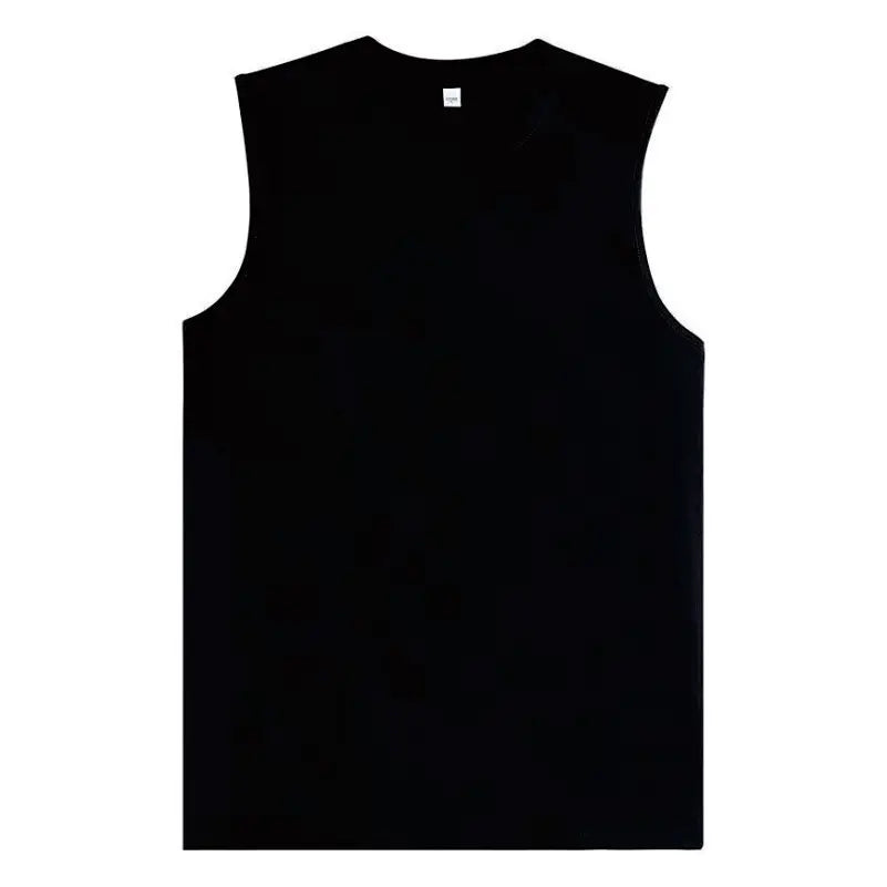 High Quality Sleeveless Cotton T Shirt Custom Print Embroidery Personal Design Company Team Logo Men And Women Tops
