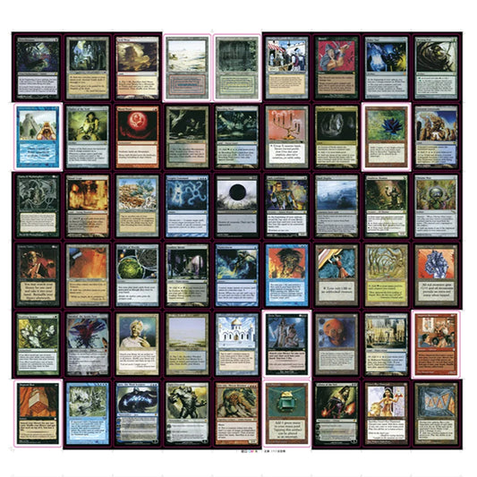 216 Pcs Black Core Cards P9 Dual Land Fetch Land Shock Lands Proxy MTG Cards