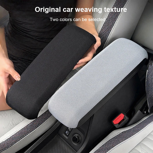 Car Armrest Mat Car Center Consoles Box Pillow Arm Heighten Pad Mat for Mini Cooper S F65 F66 F67 2024 2025 2026 Accessories
