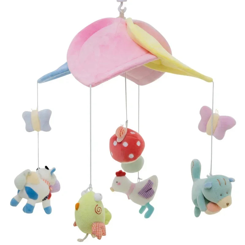 Infant Rattle Toy 0-12 Months Crib Hanging Music Box With Toy Bracket Bed Bell Car Seat Toy For Newborn Boy And Girl Gifts New