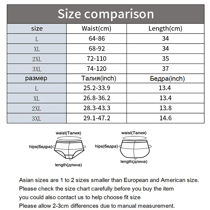 6Pcs/lot Cotton Men Underwear Comfortable Man Underpants Male Mens Boxers Men Panties for Shorts Boxershorts L-3XL