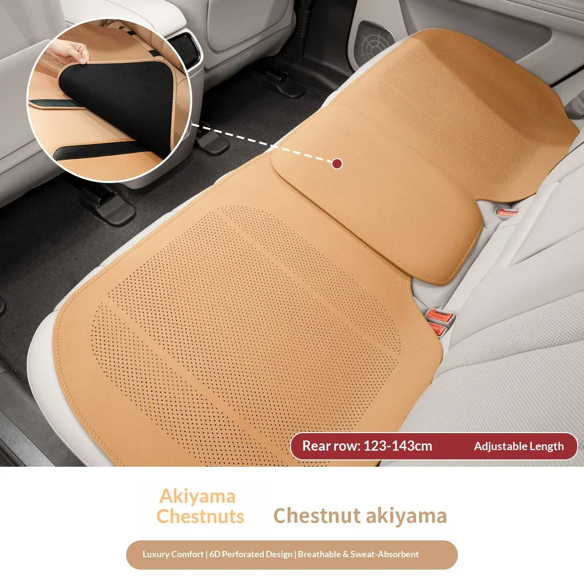Four Seasons General Motors High end Summer Thin Design Car Rear Seat Cushion Ventilation and Breathability