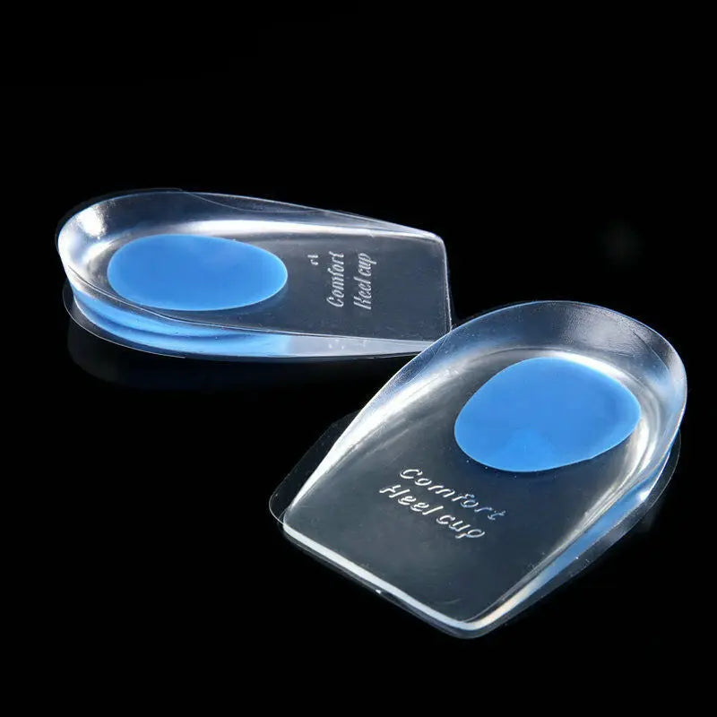 Soft Silicone Gel Insoles New1pair Heel Spur Pain Relief Foot Comfort Shoe Insertsoles Foot Care Accessories Chinese Origin