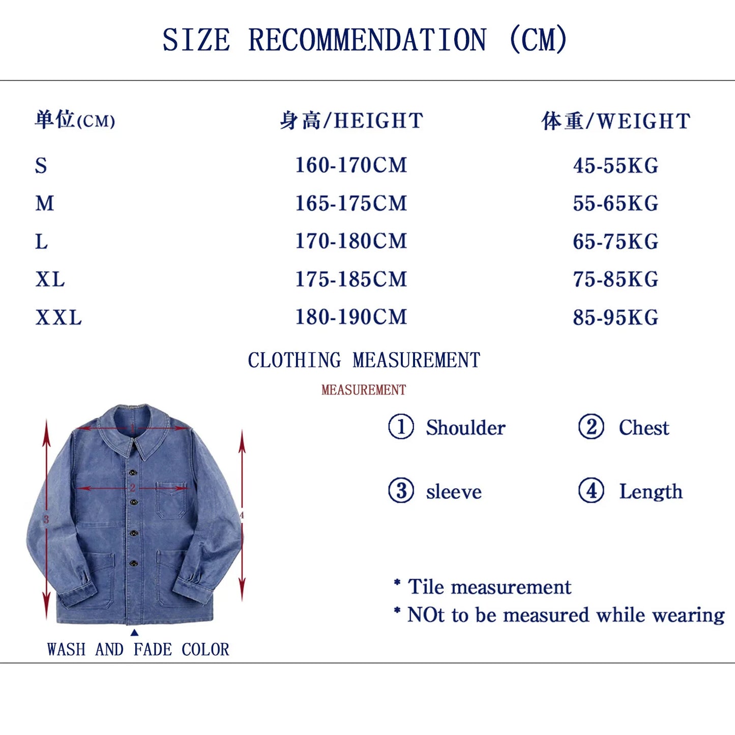 2026 Spring Round Collar Mole Skin French Four Bag Workwear Jacket Heavy Duty Washed Vintage Styleouter Garment Loose Fit Coat