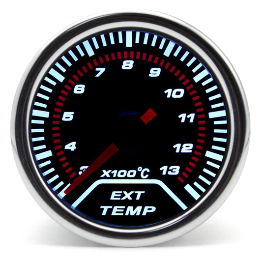 2" 52mm Exhaust Gas Temperature Gauge Auto Car LED EGT Voltmeter Tachometer Turbo Boost Oil Water Temp Gauge For Car Racing 12V