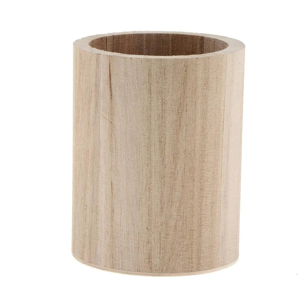Wood Pen Container DIY Crafts Kit Creative Storage Box Kids Art Supplies for Child DIY Projects