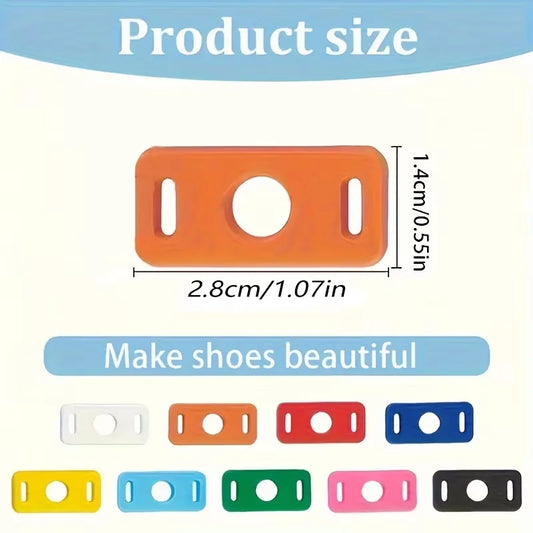 10-500PCS Large Quantity Shoe Lace Buckle Colorful Style Sneaker Pins Accessories Shoelace Shoe Charms Decoration for Women Girl