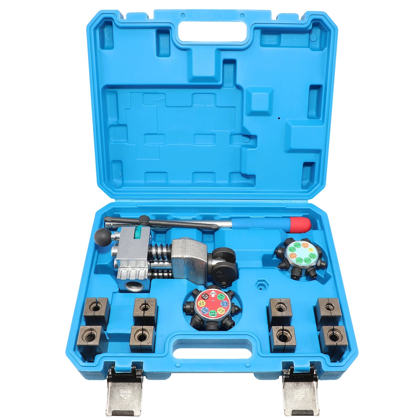 45°/37° Professional Brake Tube Line Flare Brake Pipe Flaring Tool 45/37 degree Set , Single, Bubble, Double Flare Tool Kit