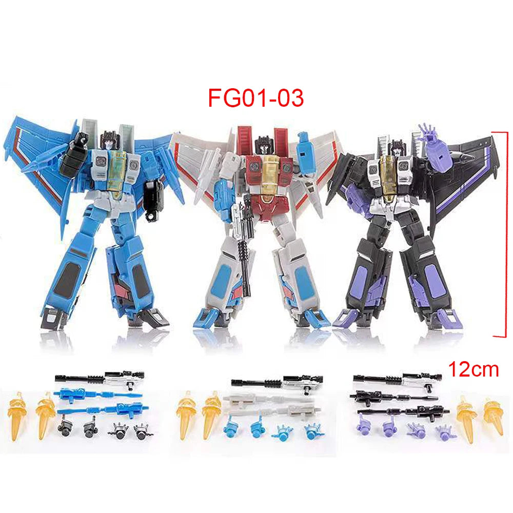Transformation Toys JINBAO FG0103 FG04 Starscream Thundercracker Skywarp F15 DS01 Anime Action Figure Model Deformation Robot