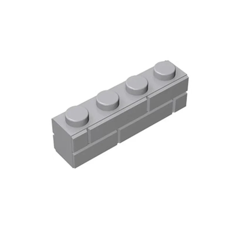 300pcs Bulk Building Blocks Thick wall Figures Bricks 1x4 Dots Educational Creative Size Compatible With 15533 Toy for Children