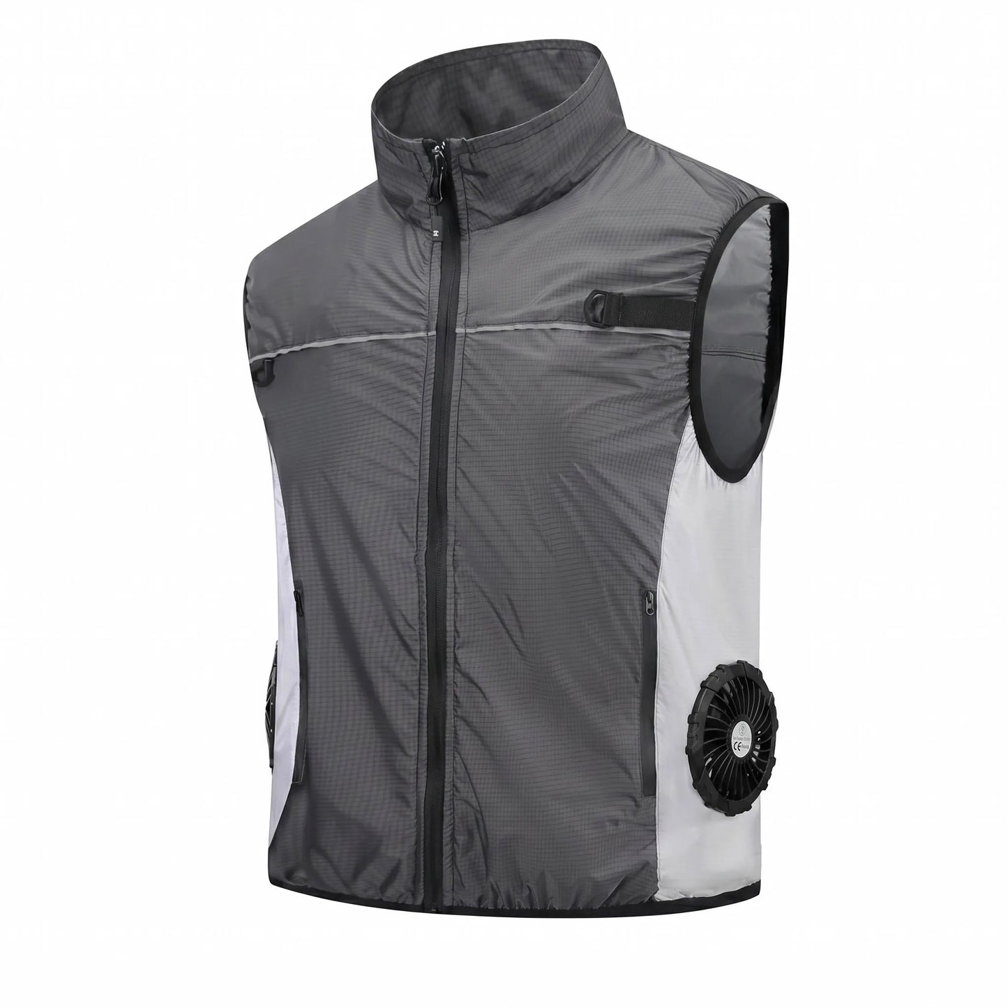 Summer New Side Fan Vest USB Refrigeration Air Conditioning Clothing for Men Women Outdoor Heat Protection Fishing Work Clothes