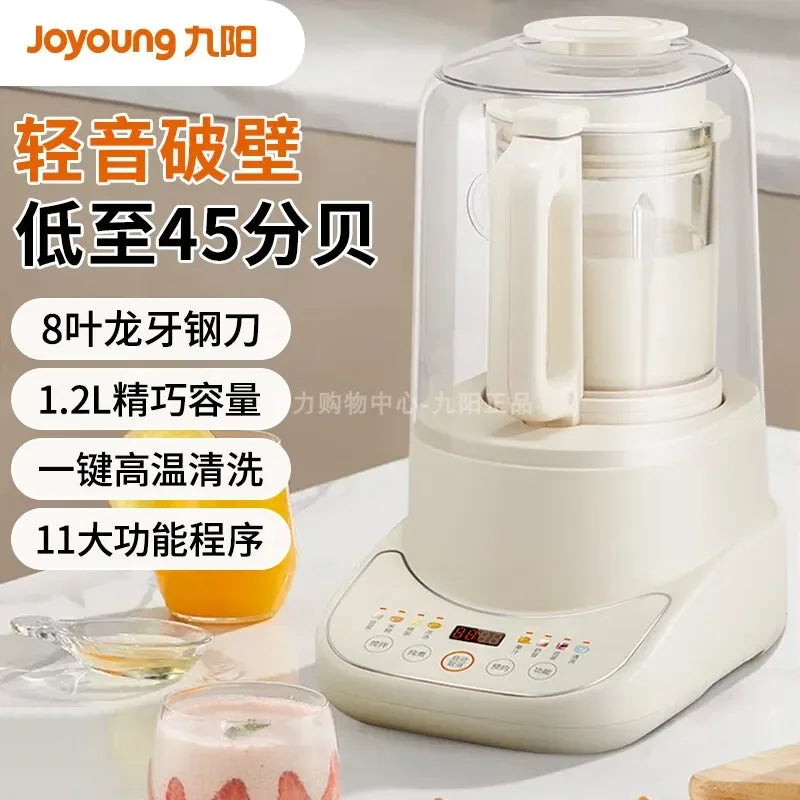 220V Joyoung Blender Soundproof Cover Multifunction Automatic Heating Soymilk Maker Juice Extractor DA