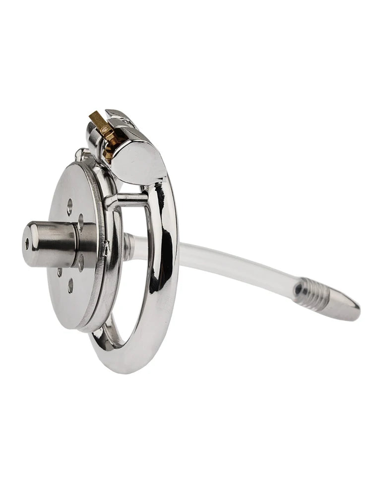 Male Slave Super Mini Chastity Cage Device Stainless Steel Penis Cage Cock Ring Chastity Lock Fetish Sex Toys For Men BDSM Sissy