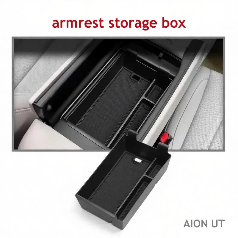 Armrest Storage Box Organizer For GAC AION UT 2025 2026 Car Organizer Interior Accessories