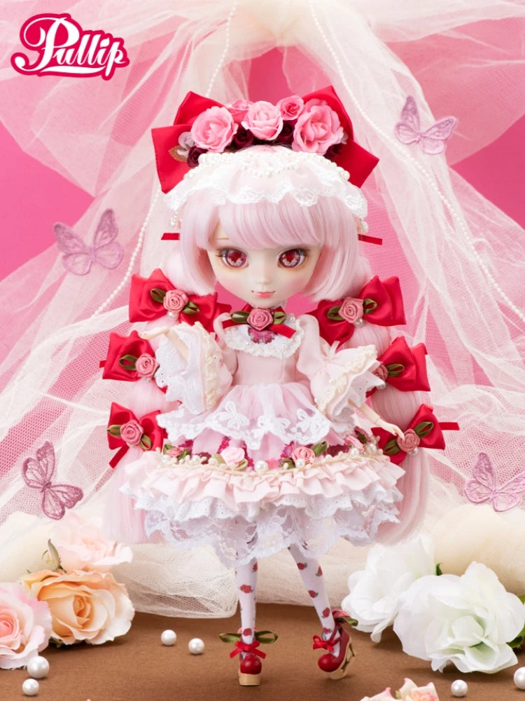 Genuine 1/6 Pullip Doll Collection Label P-288 Angel Bjd Fashion Doll Original Box Collect Model Ornament Girl'S Birthday Gift