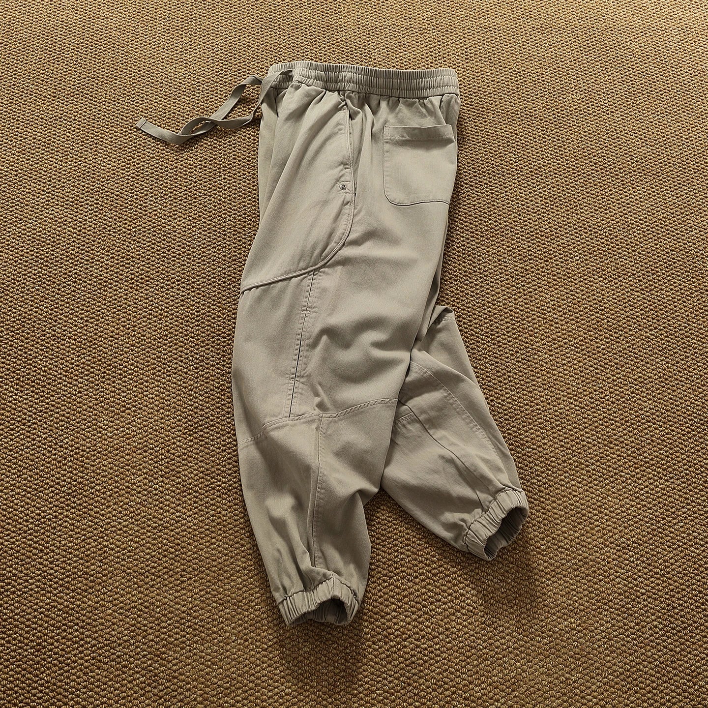 Heavy thick slim workwear casual pants for men in autumn and winter