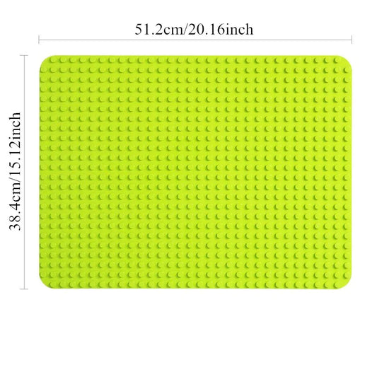 24*32 Dots Big Bricks Base Plate, Big Size Baseplate Building Blocks Floor Toys, DIY Wall Duploed Christmas Easter Gift Toy