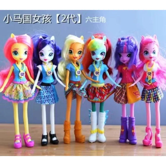 My Little Pony Figure Twilight Sparkle Celestia Shining Armor Cadence Pinkie Pie Fluttershy Starlight Glimmer Toy