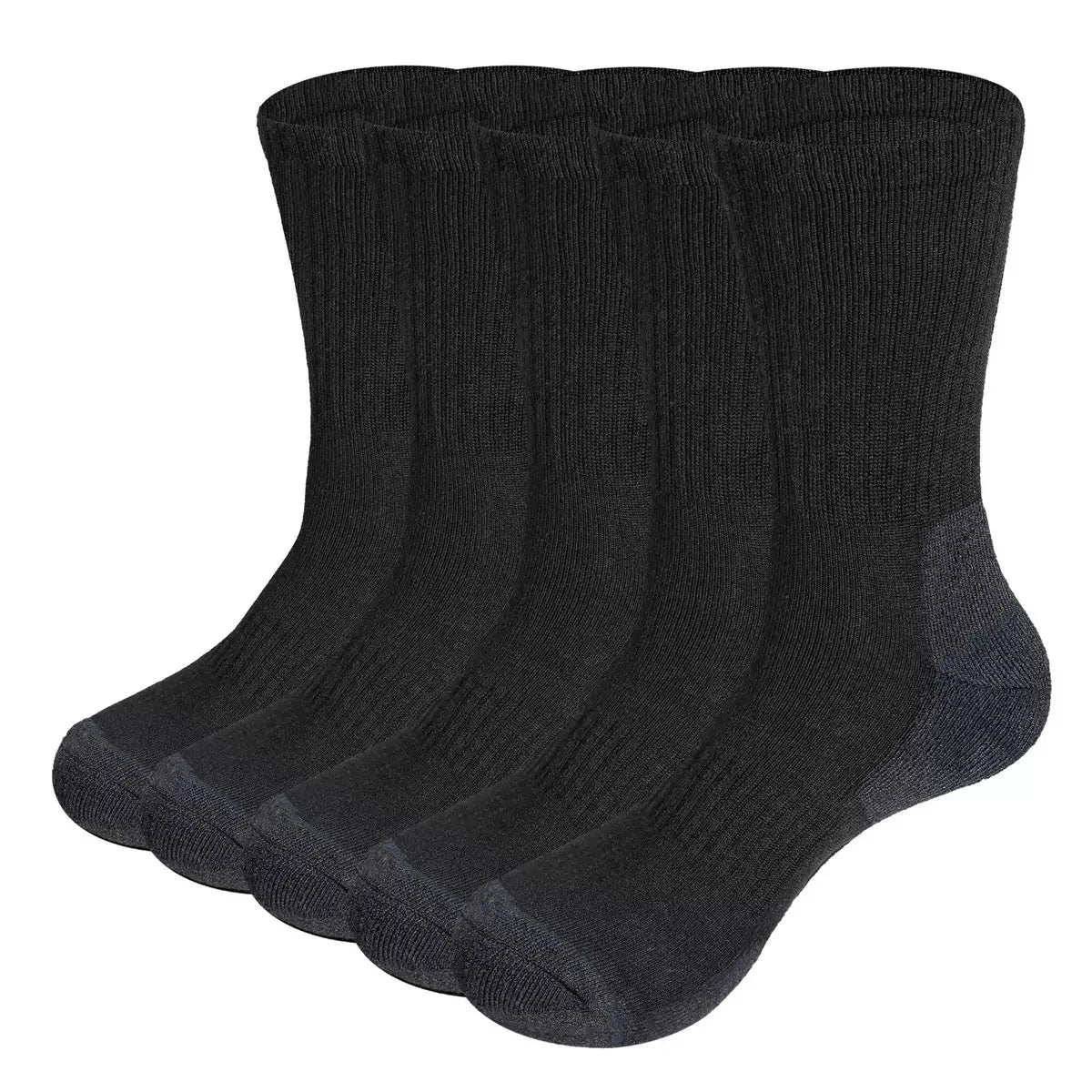 5 Pairs Men Hiking Socks Combed cotton Cushioned man Crew Socks Padded outdoor Jungle green army socks Size 37-44 Shipping free