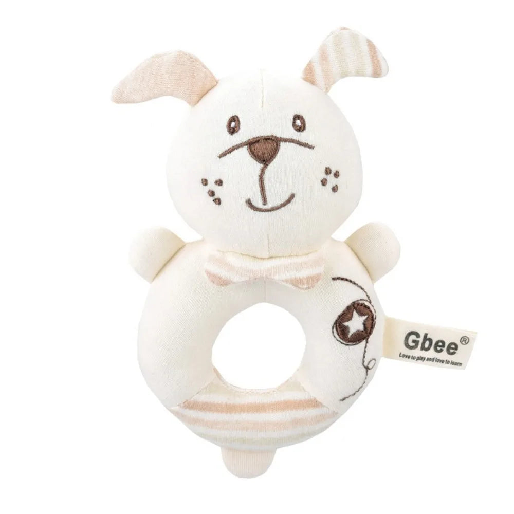Creative Cartoon Animals Baby Hand Shaker Soft Child Educational Handbells Newborn Comfort Toy Baby Comfort Toys Infant Rattle