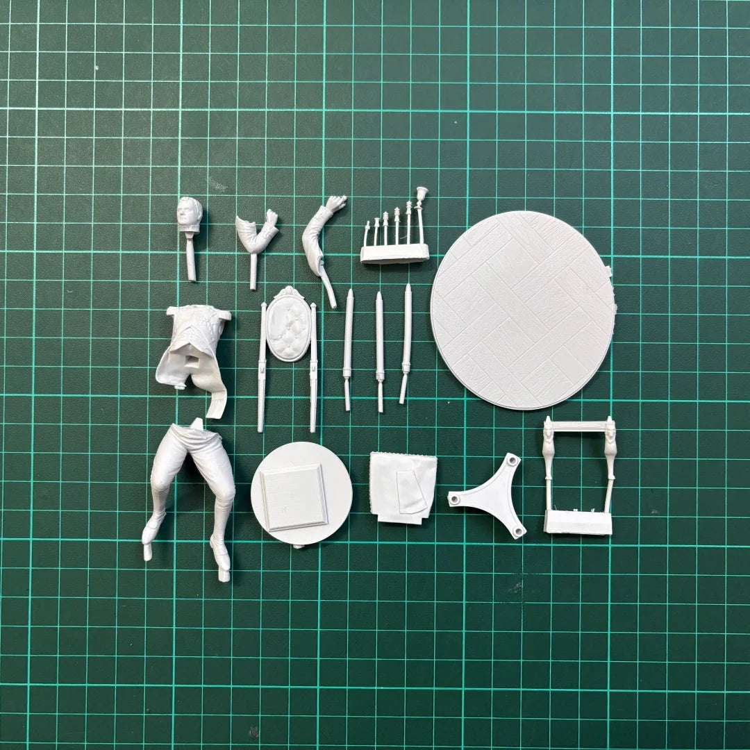75mm resin unpainted model kit, Napoleon Emperor unassembled and unpainted GK