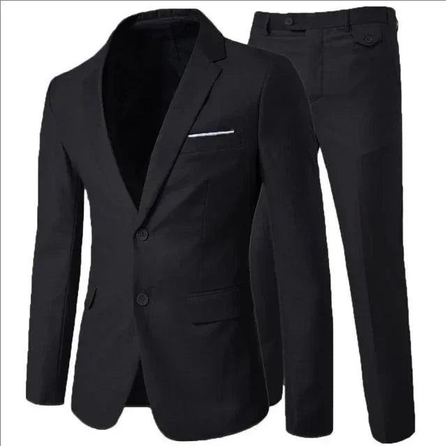 Elegant Men Suits For Wedding 3 Pieces 2 Set Jackets Vest Pants Blazers Outfit Business Classic Full 2024 Formal Costume