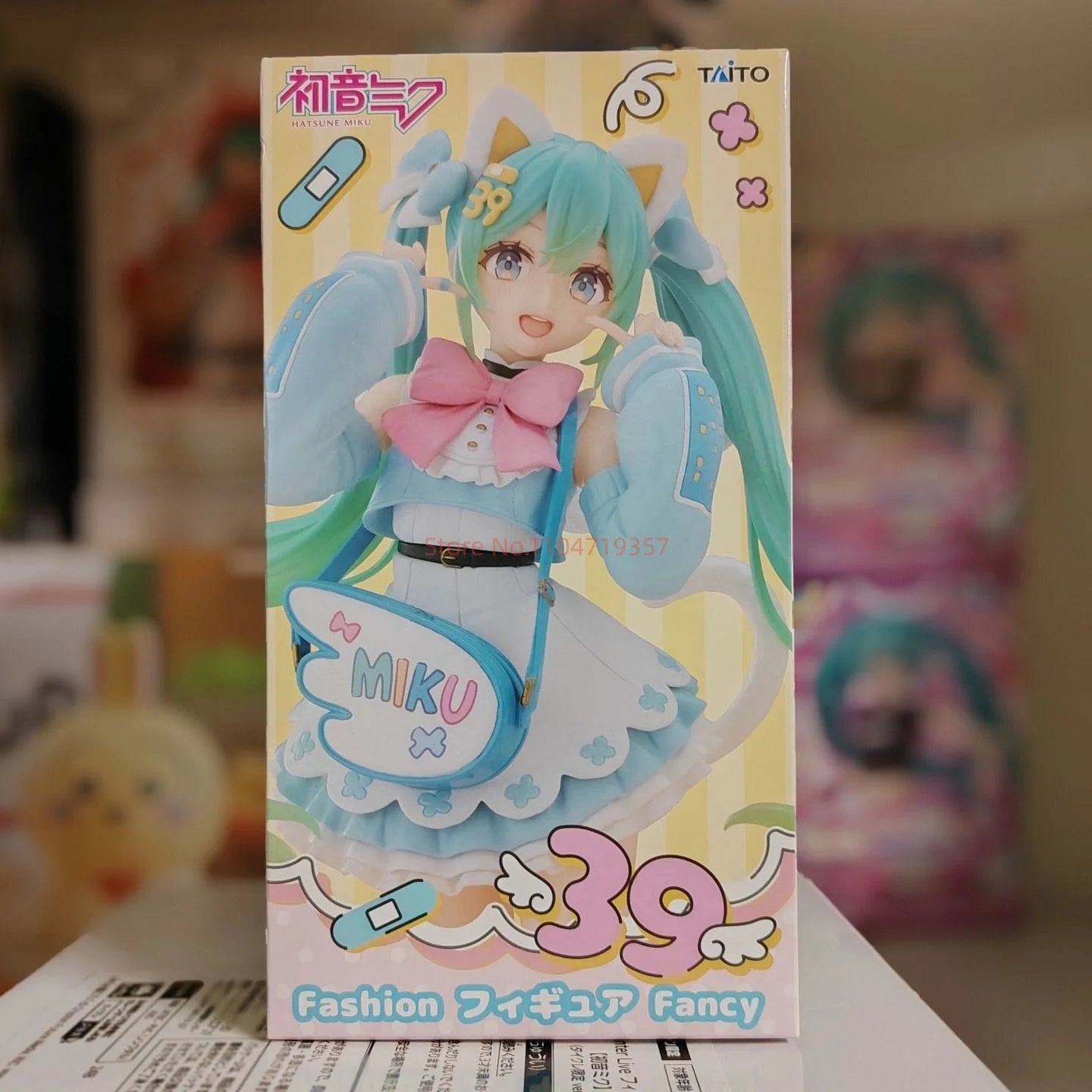 Genuine Original In Stock Taito Fancy Ver Hatsune Miku Fashion Figure Anime Action Figure Model Collection Figurine Toys Gifts