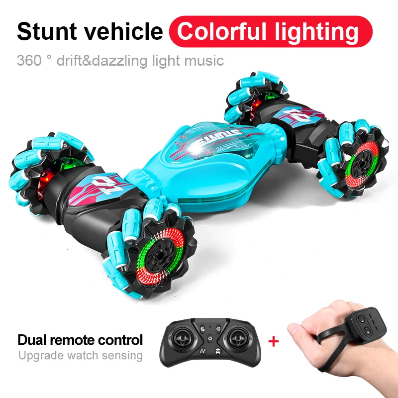 Gesture sensing remote control dual control drifting stunt car, 360 ° rotation of lighting sound effect, Christmas birthday gift