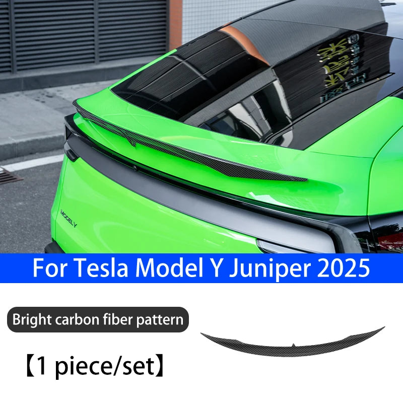 For New Tesla Model Y Juniper 2025+ Dedicated Tail Wing Upgrade And Modification High-performance Sports Non Perforated Spoiler