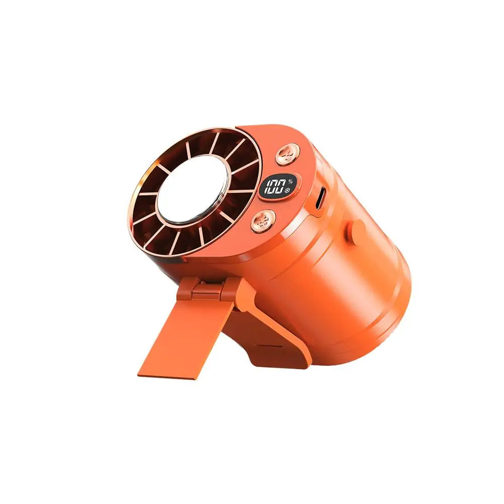 Semiconductor Cooling Waist Fan Portable Clip On Mini Air Conditioner Ice Compress 3 Speed Long Battery Life Quiet Fan