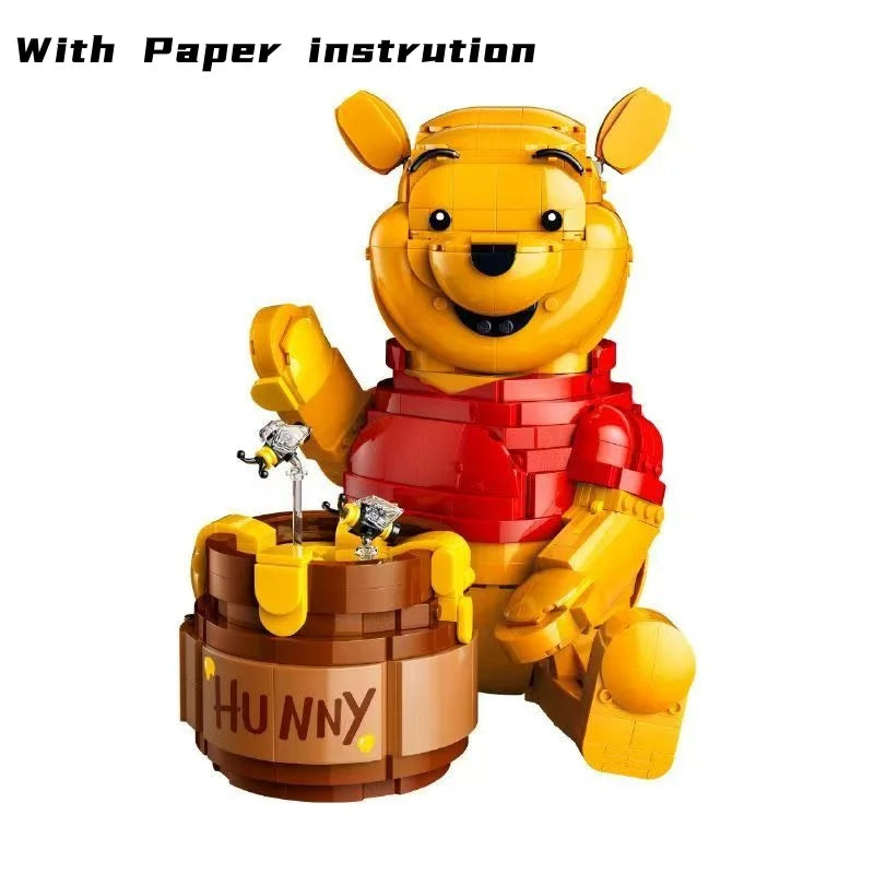 Cheapest New 1399pcs Blocks Compatible Cartoon Movie Bear Trendy Model Birthday Gifts for Toys