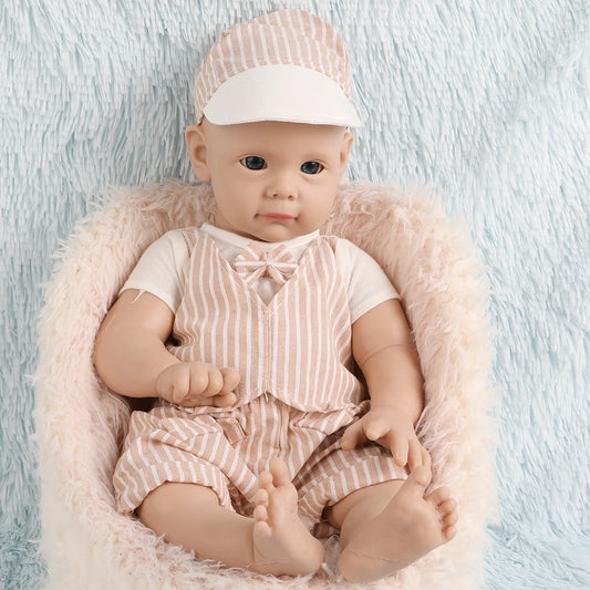 IVITA WB1583 19.68inch 4.29kg 100% Full Body Silicone Reborn Baby Doll Realistic Boy Unpainted Dolls DIY Blank Children Toys