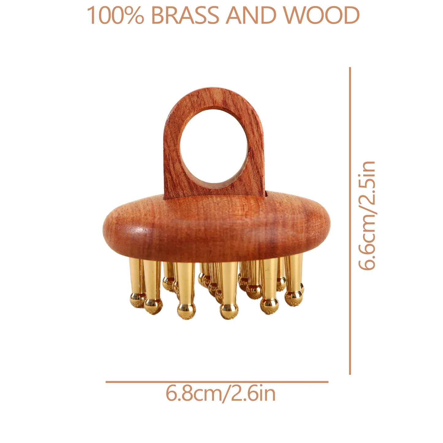 Radiant Skin Savior Lymphatic Detox Face Massager Fades Wrinkles Firms Jawline and Eyes Natural Copper Wood Beauty Tool
