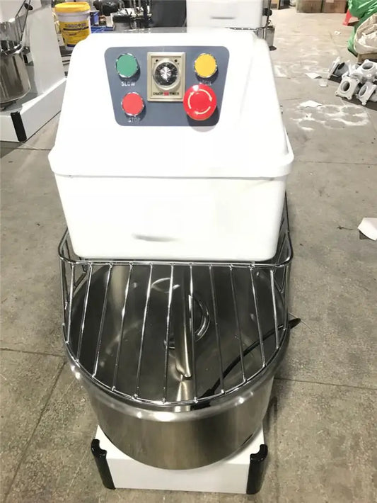 220V 1500W Dual Speed Bakery Cake Bread Pizza Dough Mixer Machine Commercial Industrial Spiral Dough Mixer
