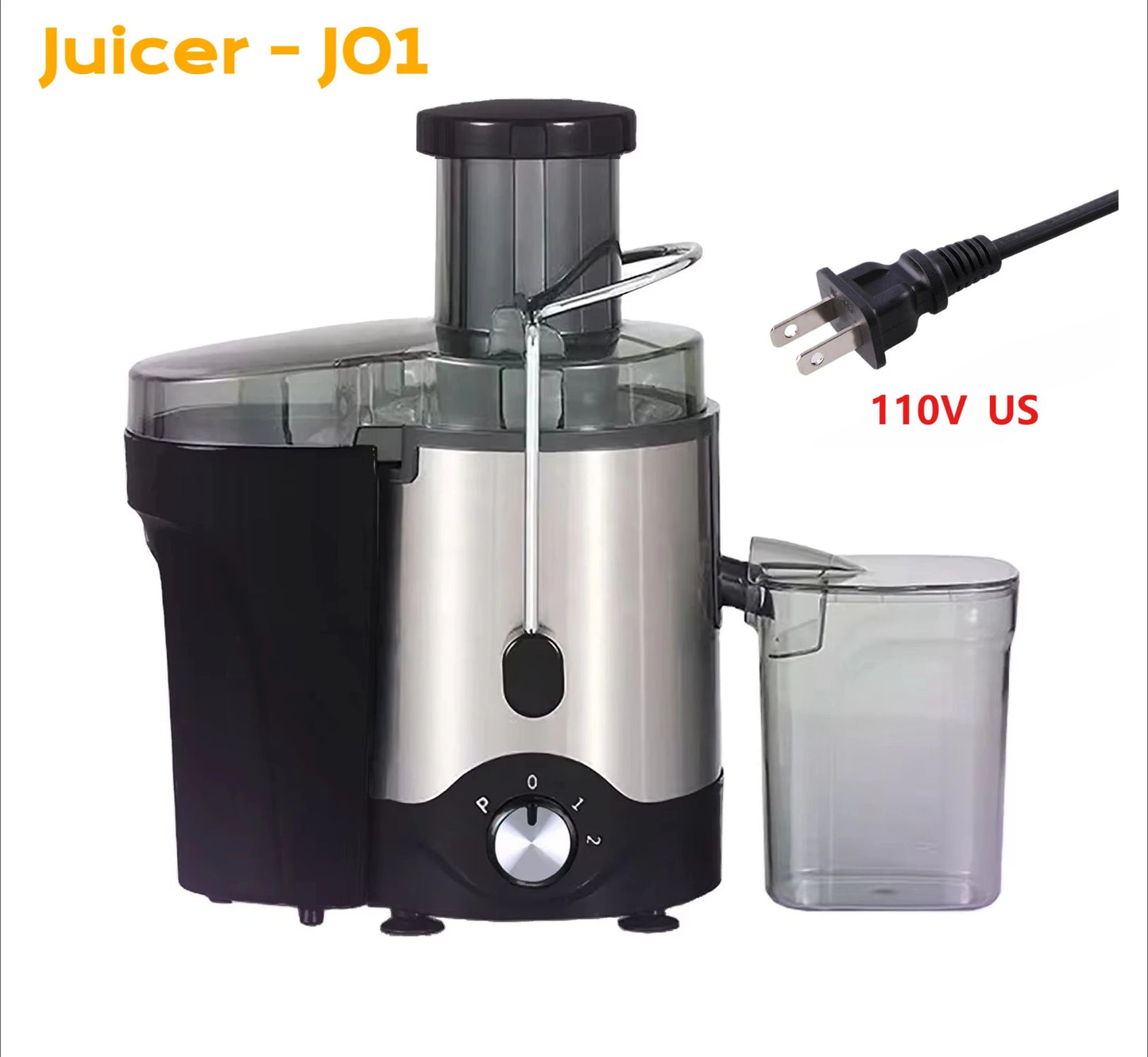 Juicer ALW-J01 110V/220V Centrifugal Electric Fully Automatic Stainless Steel Multi-Function Juicer Separation for Home Use