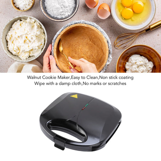 Double Sided Walnut Maker Walnut Maker Double Sided Non Stick Electric Walnut Cake Maker Machine for Home Use