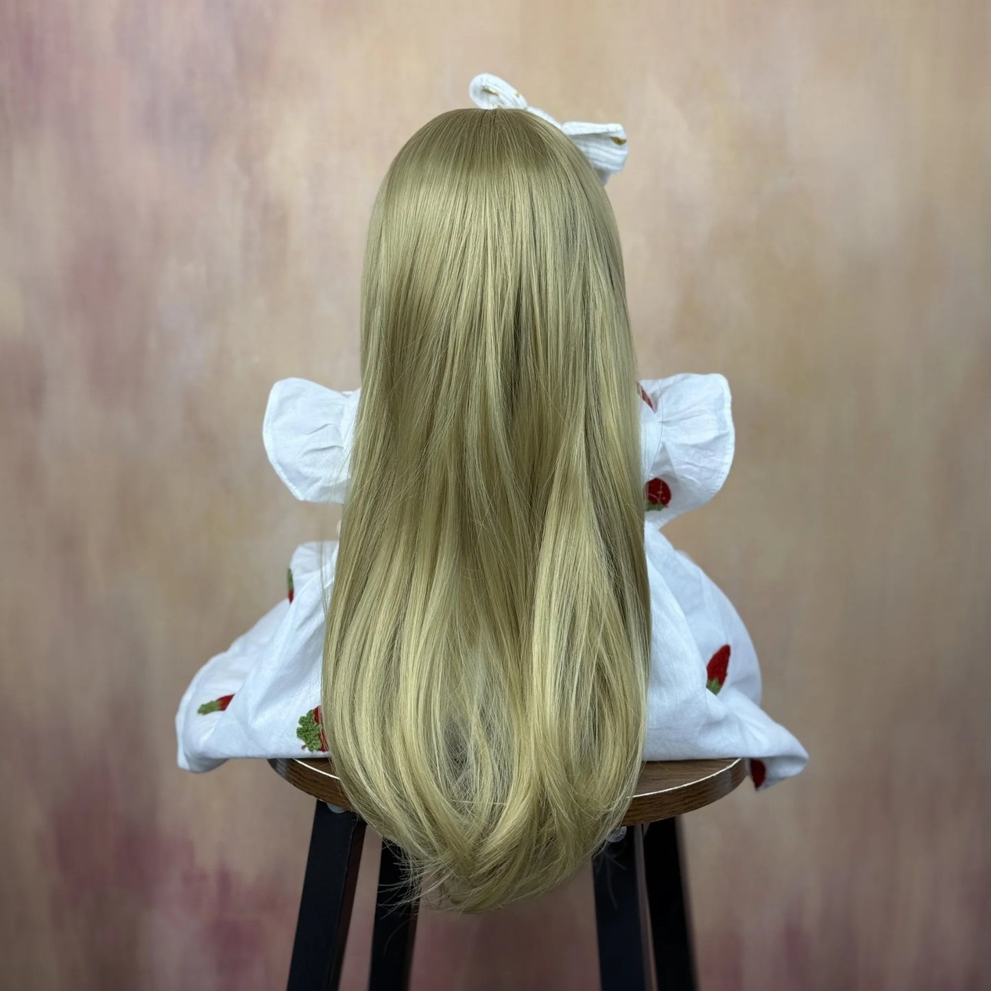 BZDOLL 55cm Full Vinyl Body Reborn Baby Beautiful Doll 22inch Lifelike Long Hair Princess Toddler Baby Art Collection Toy
