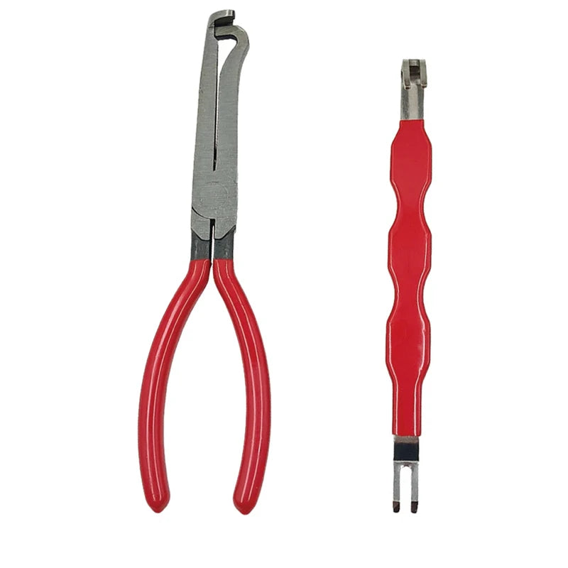 3-piece Automotive Electrical Connector Disconnect Pliers Set, Fuel Line Separator, and Wire Harness Angled Wire Cutter Removal