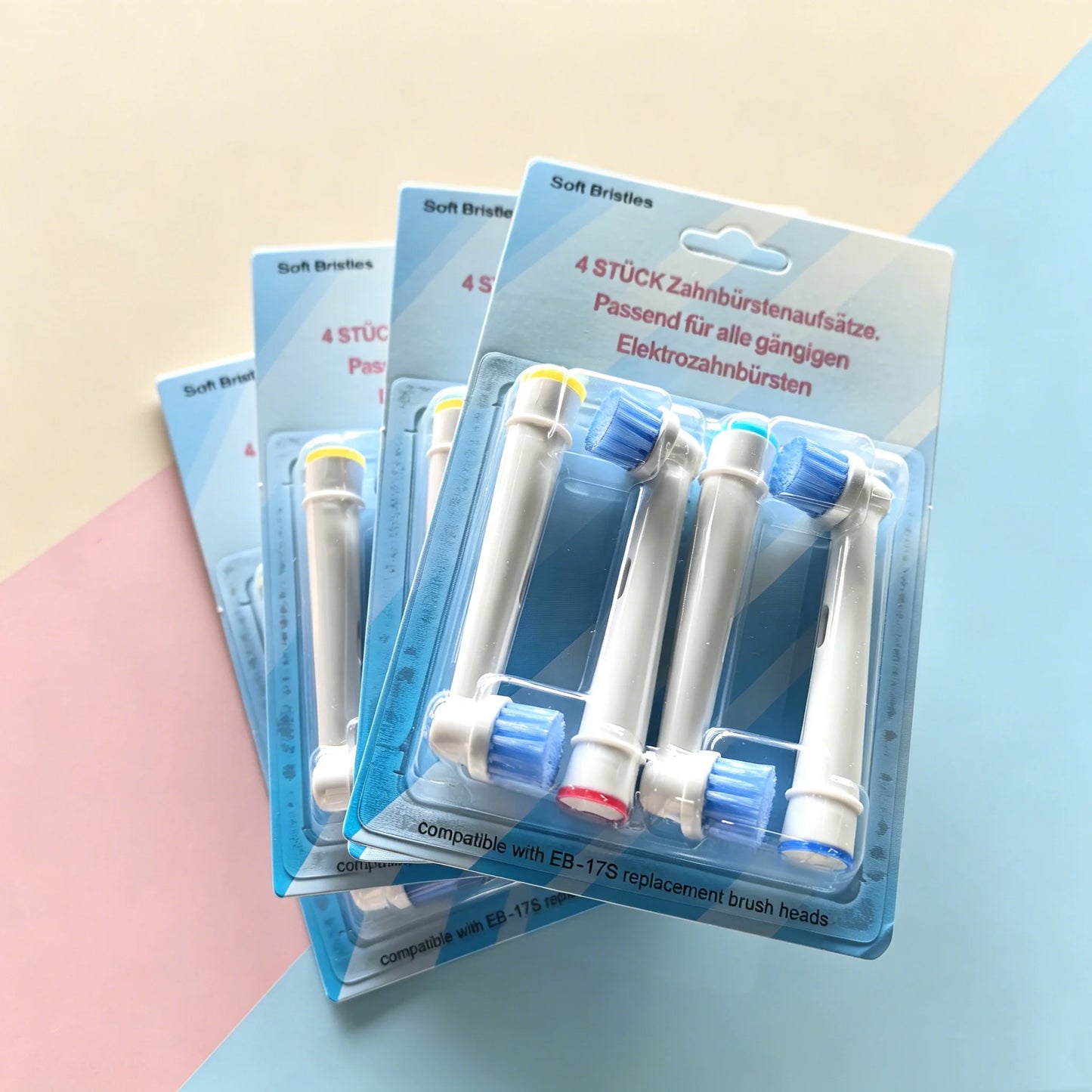 EB-17S 16/8/4pcs Electric Toothbrush Head For Oral B Sensitive Replacement Brush Heads D25 D30 D32 D18 4739 3709 4728