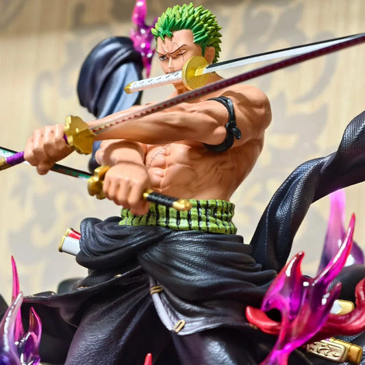 Hot Selling Jt Statue One Piece Full Range Th Enraged Zoro Anime Figure PVC Statue Collection Model Room Decoration Gifts