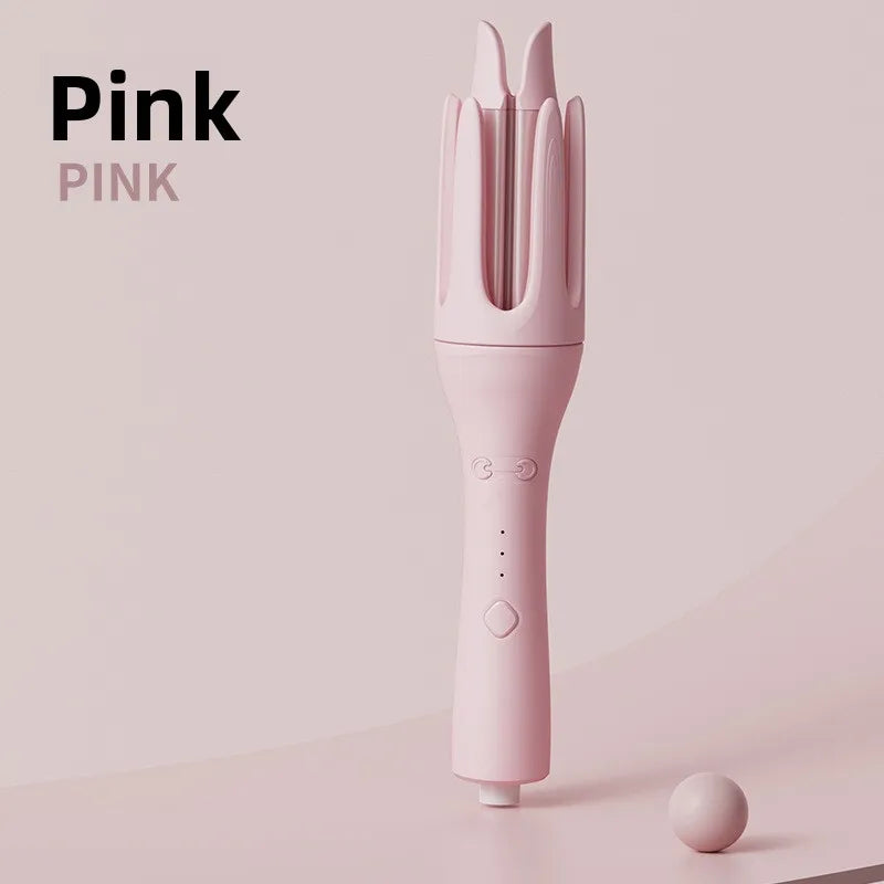 Automatic Rotating Curling Iron, Big Wave Hair Curler, Korean Style Lazy Curling Iron, Damage-Free Hair Styling Tool