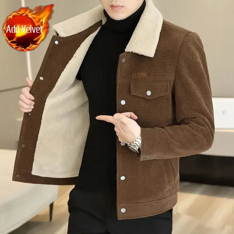 Warm Winter Coat for Men Solid Color High Quality Jacket Man Stylish Cheap Sale Work Korean Reviews Many Harajuku Deals New In