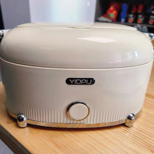 Constant Temperature Electric Lunch Box Outdoor Water-free Keep Warm Bento Box 1.2L 304 Stainless Steel Rapid Heating Food Heate