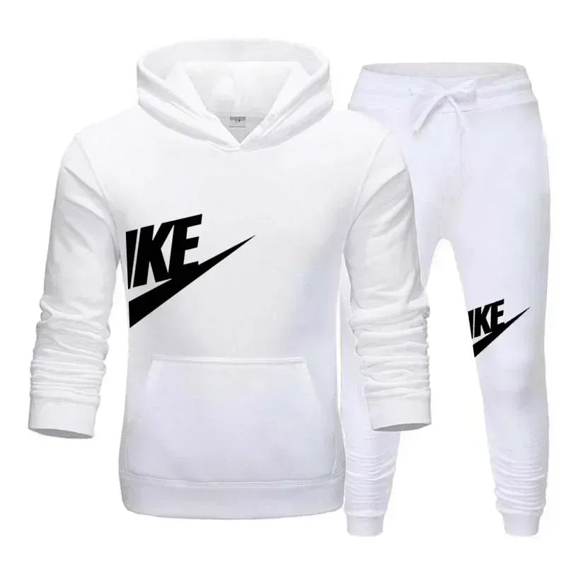 2025 Men's Sport Outfit, fashionable men's and women's casual suit hooded sweatshirt outdoor winter/spring sport hooded sweats