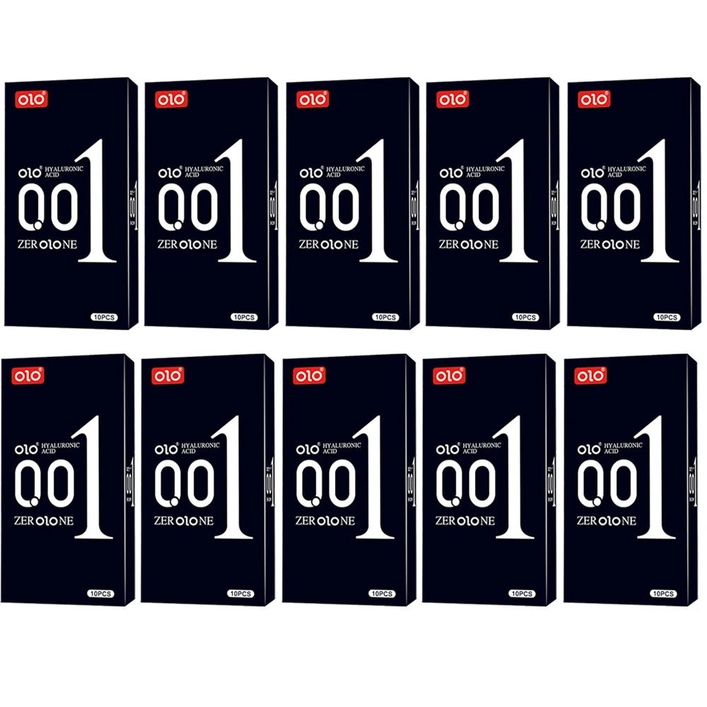 100pcs Condoms Hyaluronic Acid Penis Sleeve Lubricante Sexual Natual Latex Презервативы Health Safer Sex Products Adult 18+
